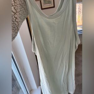Lululemon tank top - very light green, size 4